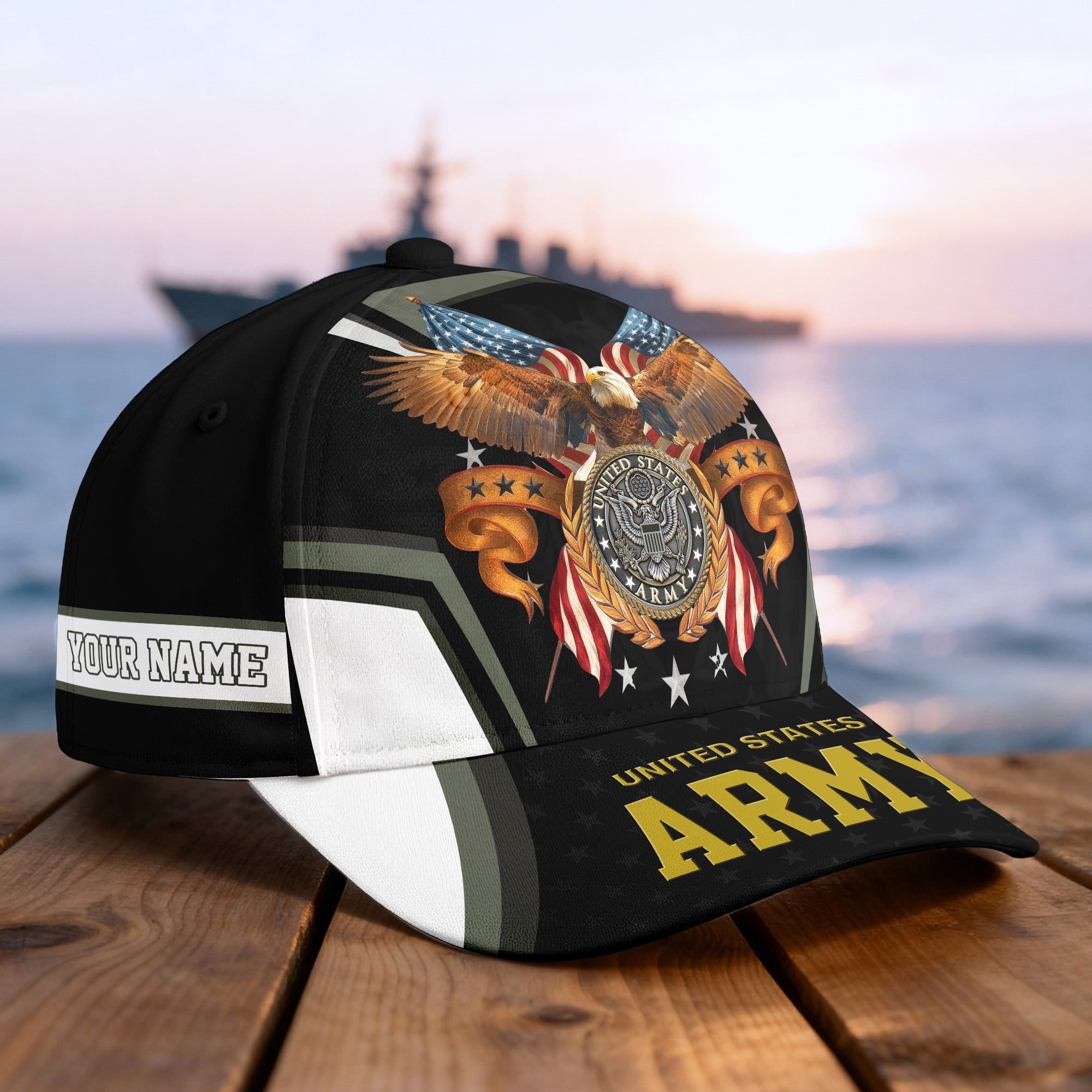 Custom Name Veterans Baseball Hat, Men's Cap, Personalized Men Cap, Gift Idea for Veterans Day, Memorial Day CAP0910202502