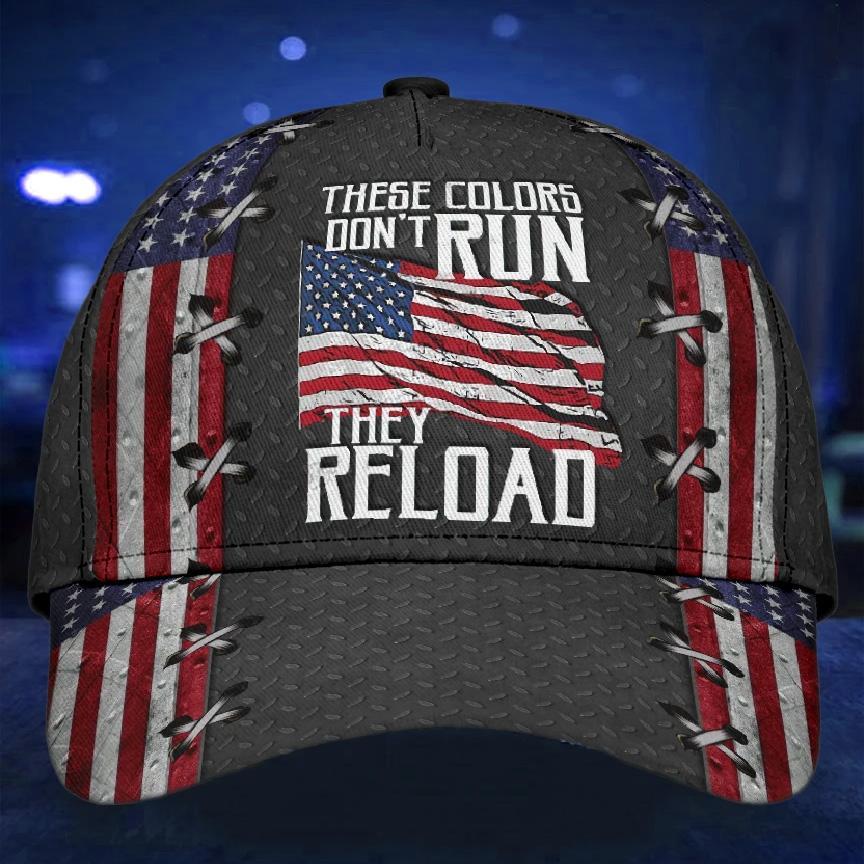America These Colors They Don't Run Classic Cap 3D | Brosvet