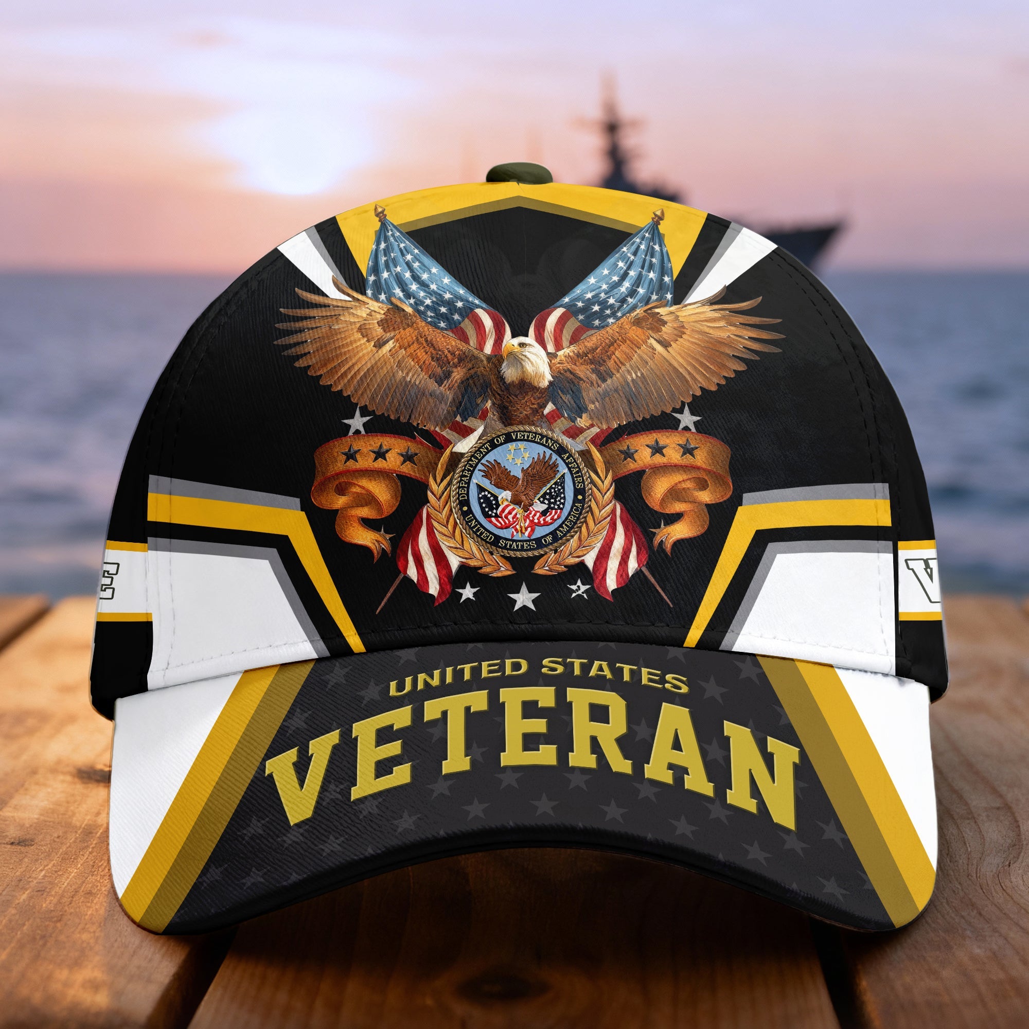 Custom Name Veterans Baseball Hat, Men's Cap, Personalized Men Cap, Gift Idea for Veterans Day, Memorial Day CAP0910202502