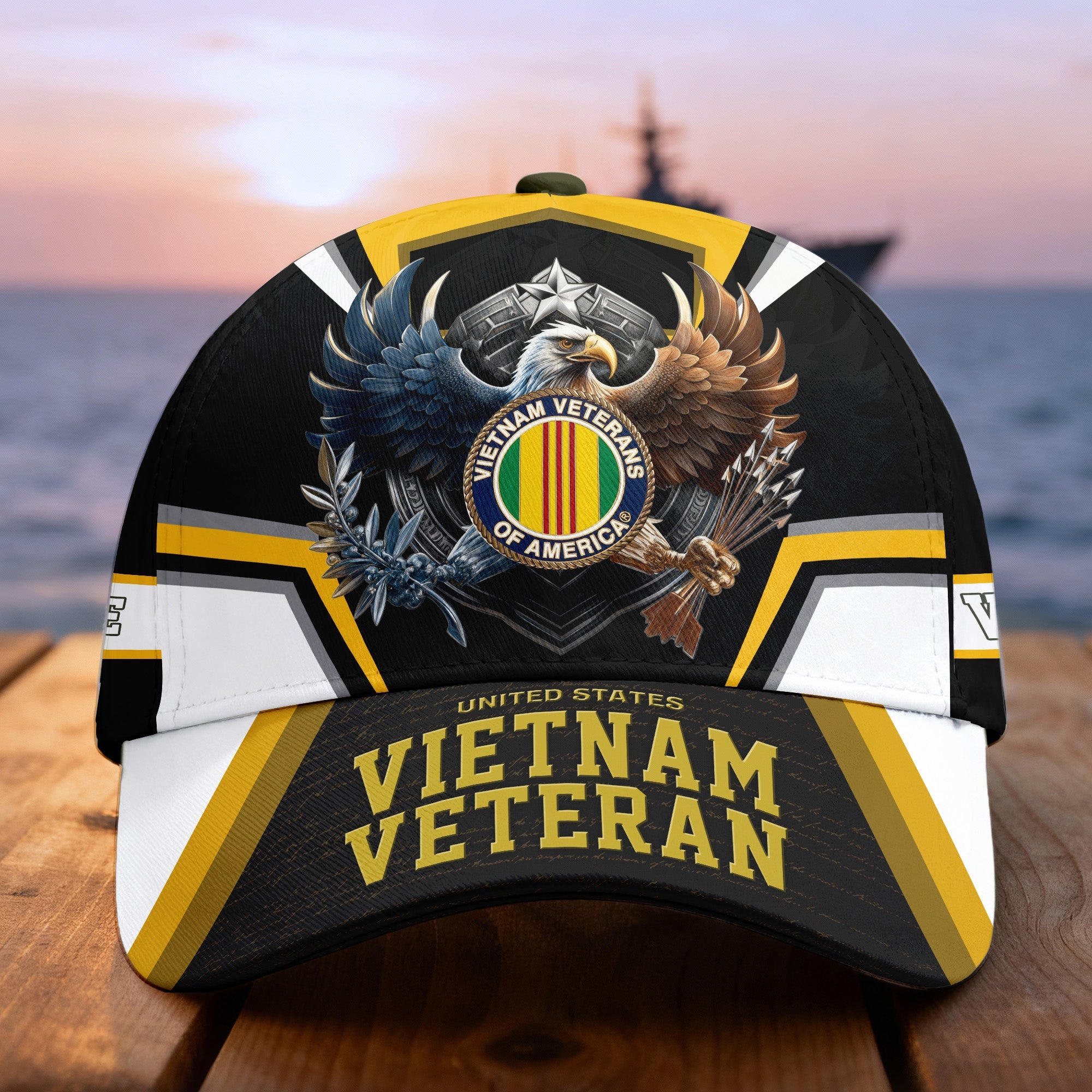 Custom Name Veterans Baseball Hat - Men's Cap, Personalized Men Cap, Gift Idea for Veterans Day, Memorial Day CAP0910202501