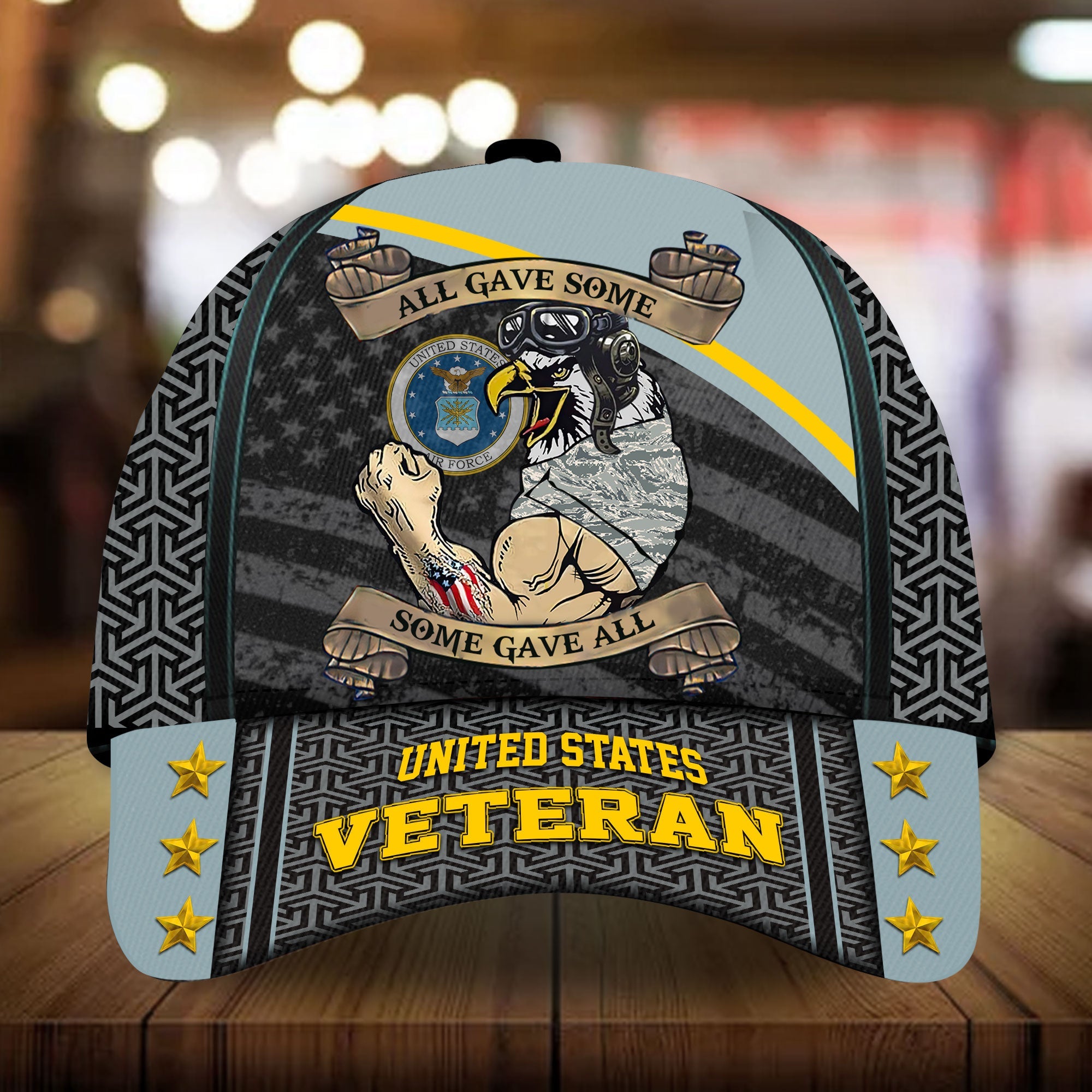 The Best Eagle U.S Veteran Cap 3D Multicolor VN121202MH
