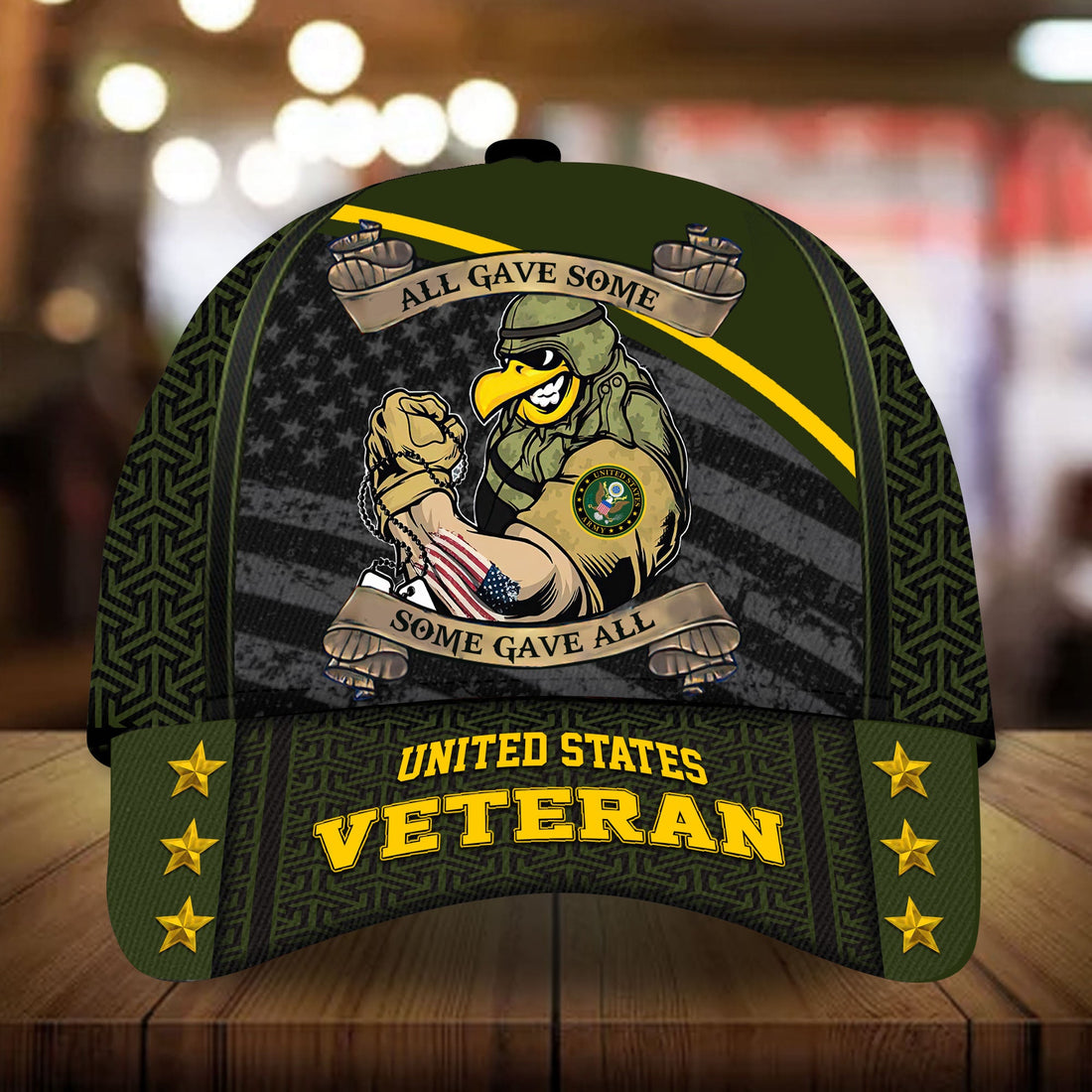 The Best Eagle U.S Veteran Cap 3D Multicolor VN121202MH