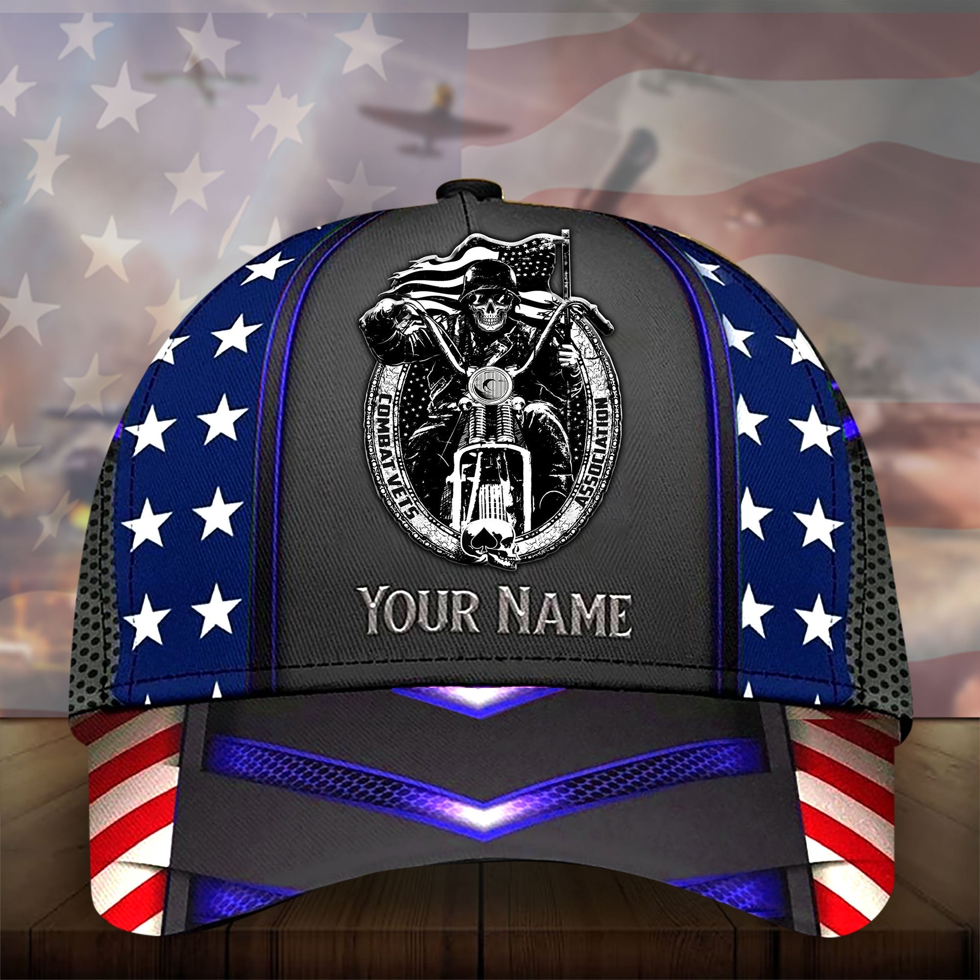 The Best Combat Vets Cap 3D Multicolor Personalized VN221202MH