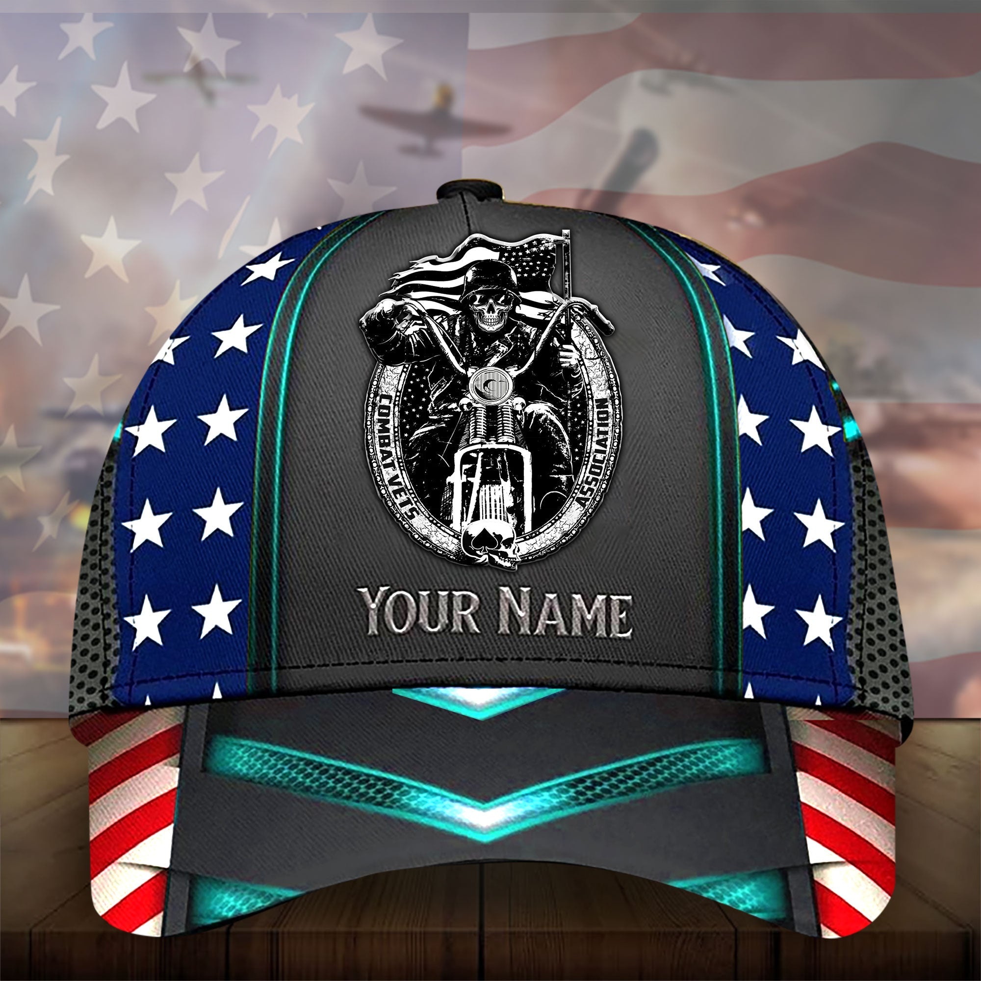 The Best Combat Vets Cap 3D Multicolor Personalized VN221202MH