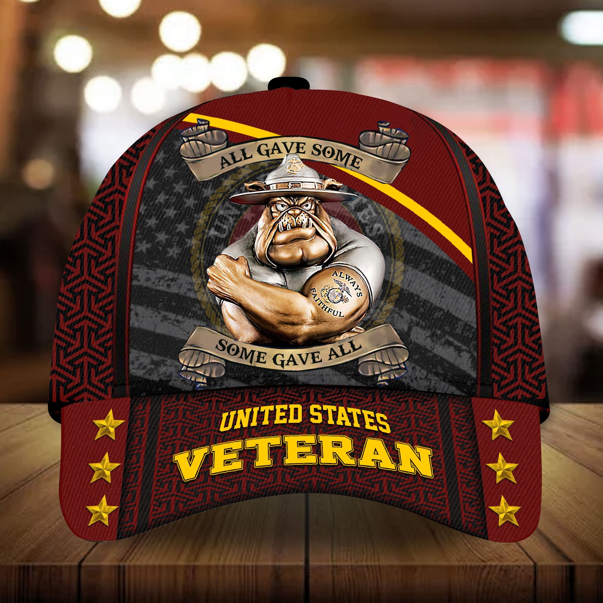 The Best Eagle U.S Veteran Cap 3D Multicolor VN121202MH