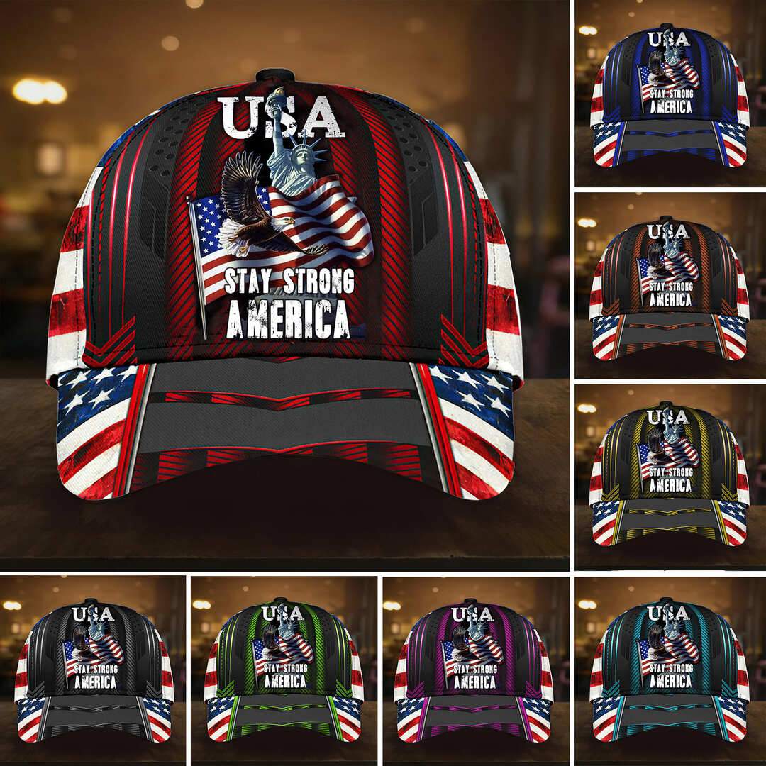 America Patriotic Eagle Cap 3D | Brosvet