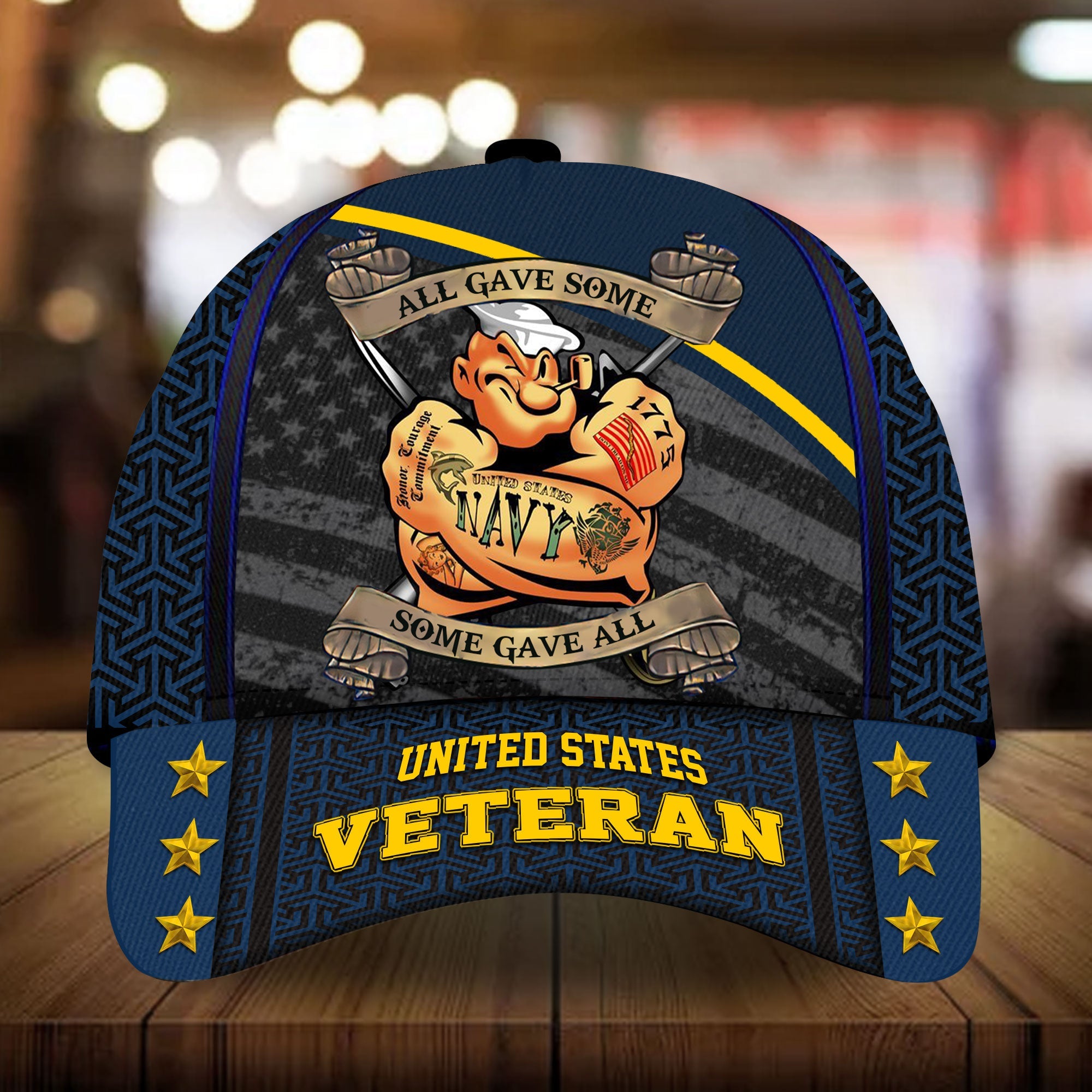The Best Eagle U.S Veteran Cap 3D Multicolor VN121202MH