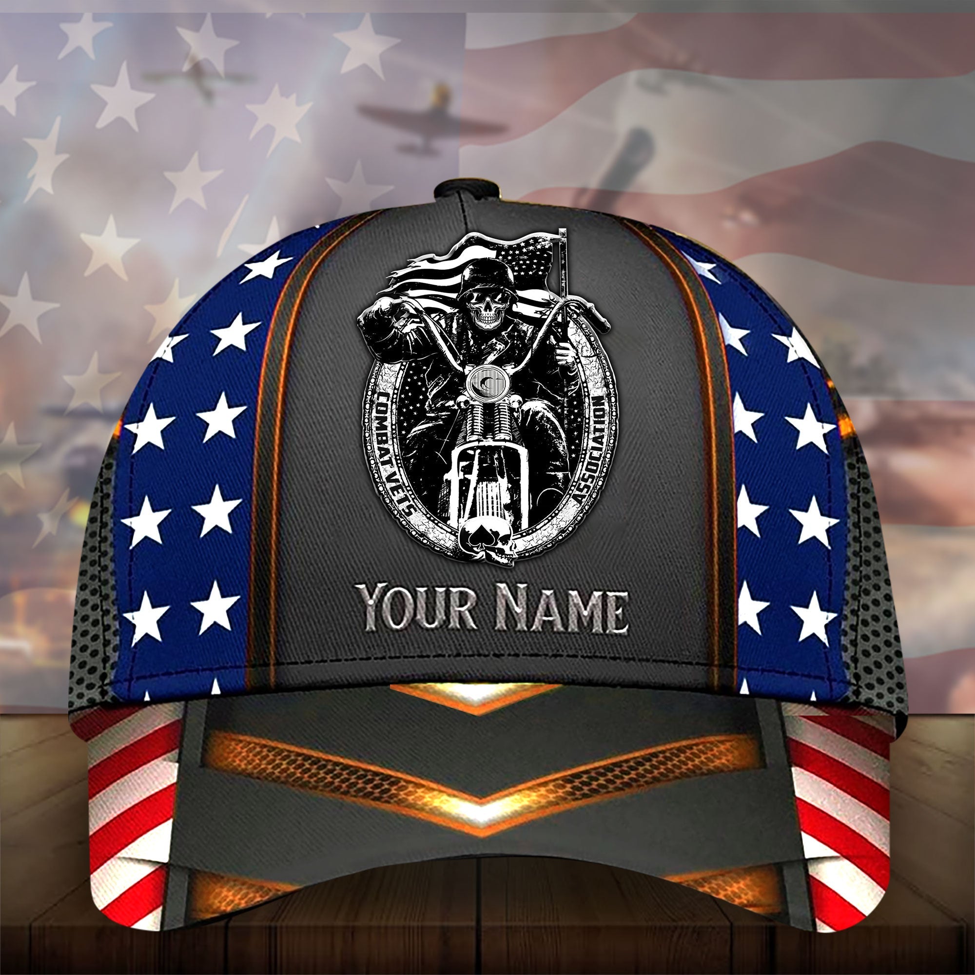 The Best Combat Vets Cap 3D Multicolor Personalized VN221202MH