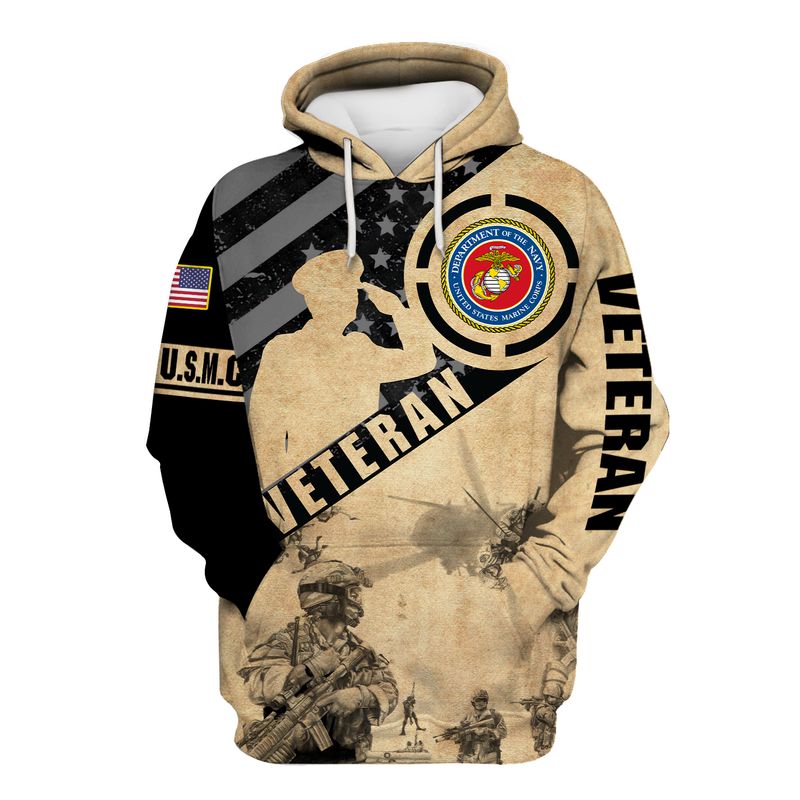 Marine Corps Veteran 3D Printed VN301|Brosvet