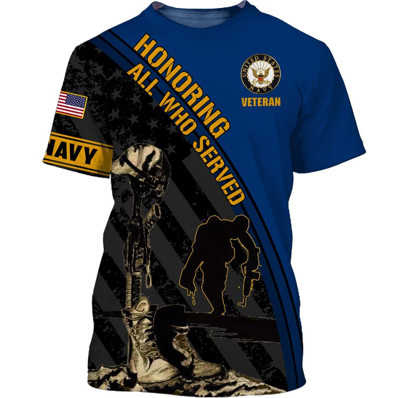 Navy Veteran 3D Printed VN207 | Brosvet