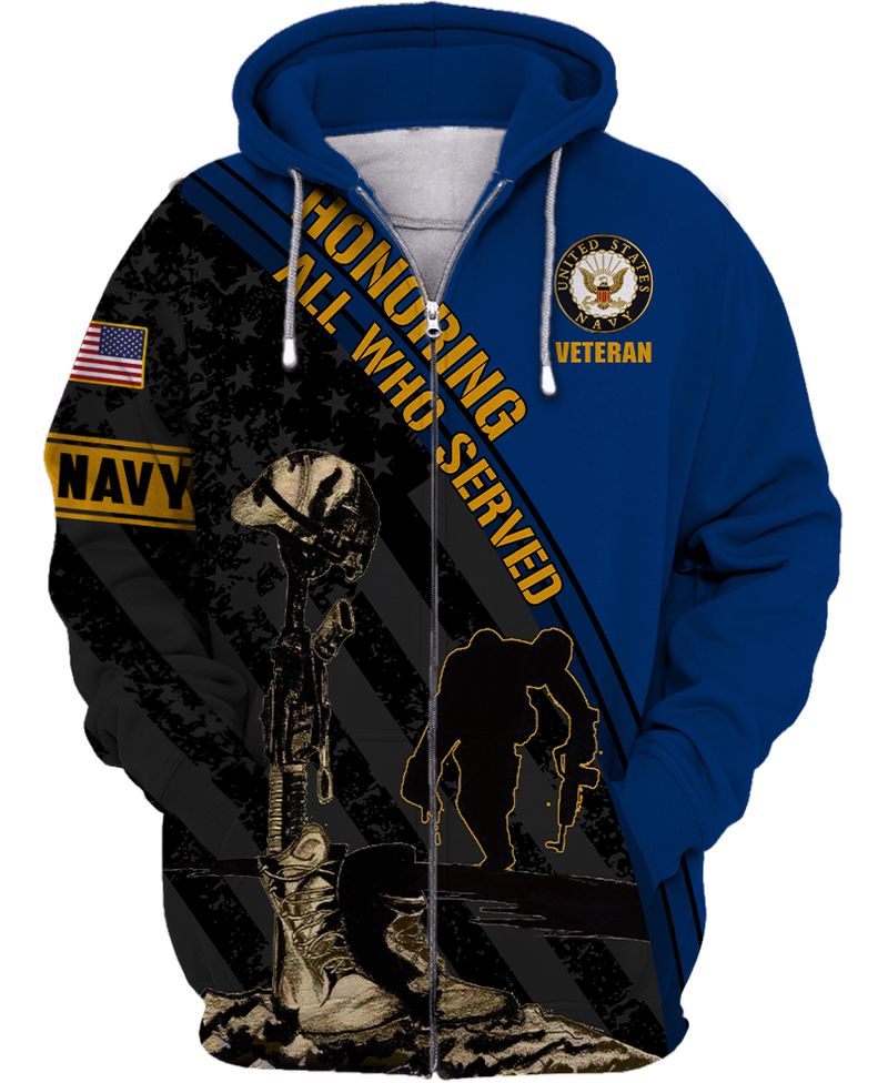 Navy Veteran 3D Printed VN207 | Brosvet