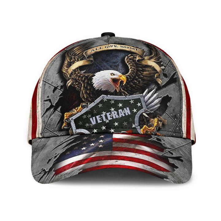 Premium Eagle Veteran Cap 3D Iron Camo Grey | Brosvet