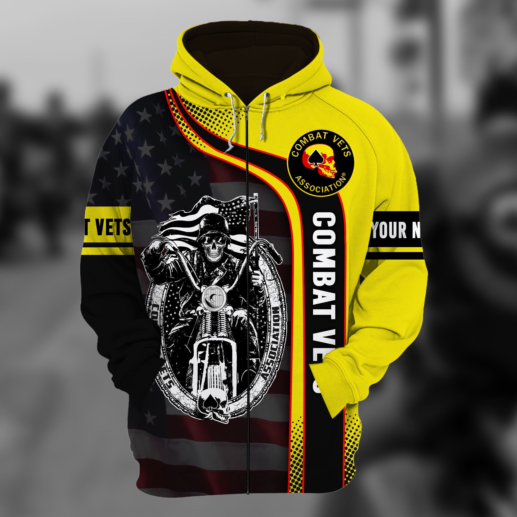 The Best Combat Vets Zip Hoodie Multicolor Personalized VN151201MH